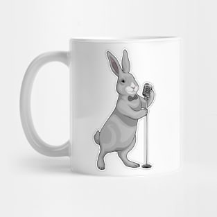 Rabbit Singer Microphone Music Mug